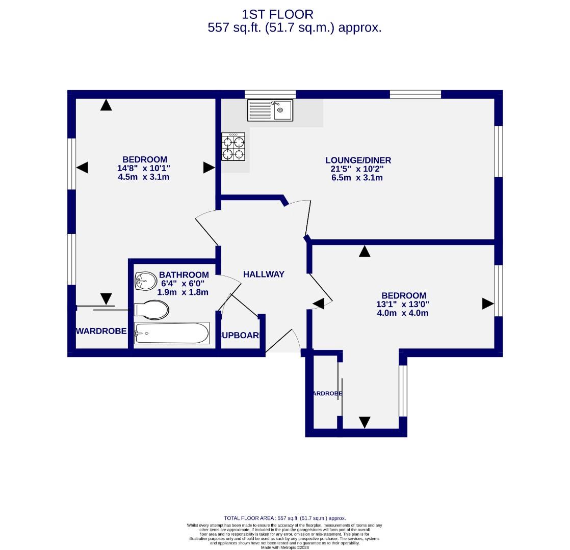Floorplans For Birch Close, Huntington, York