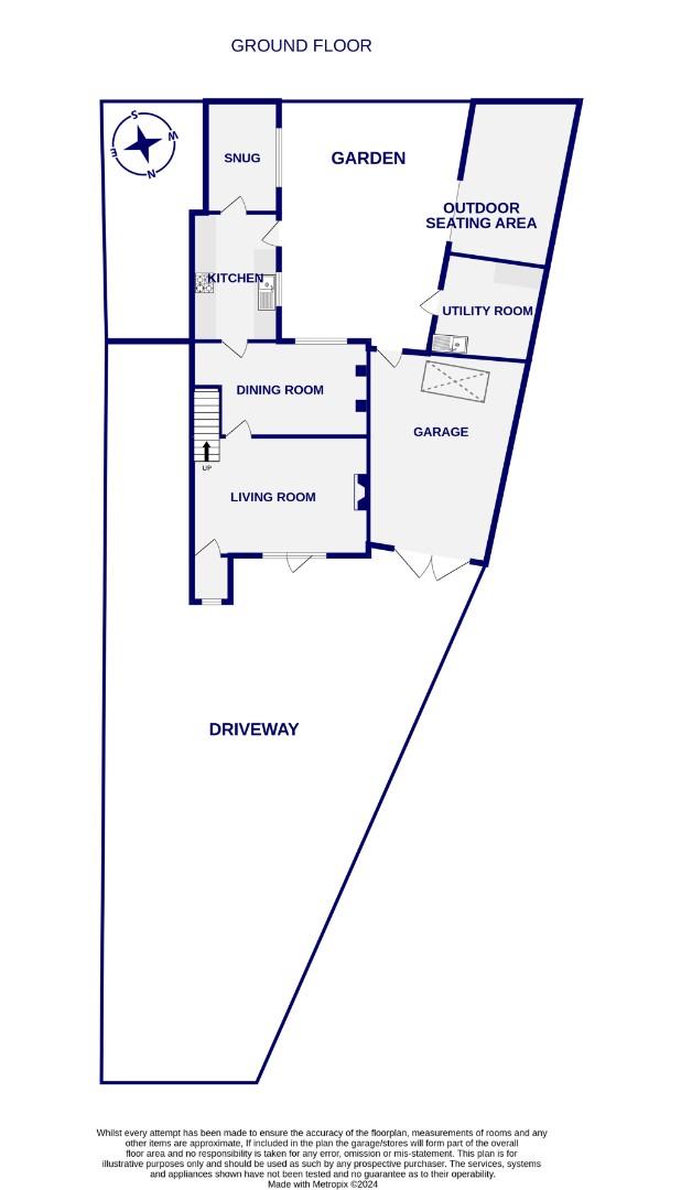 Floorplans For Moor End, Acaster Malbis, York