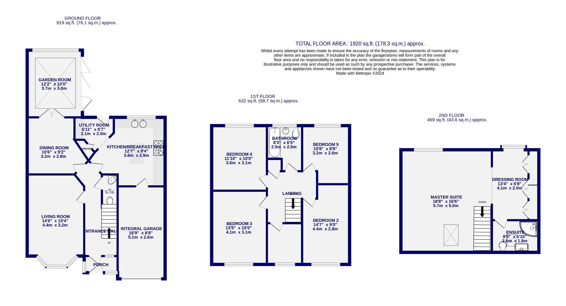 Floorplans For Mallard Close, York