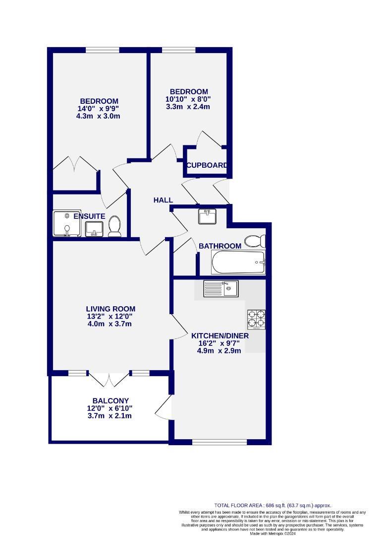 Floorplans For Westward House, Whitecross Gardens