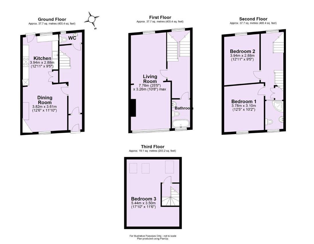 Floorplans For St. Martins Lane, York
