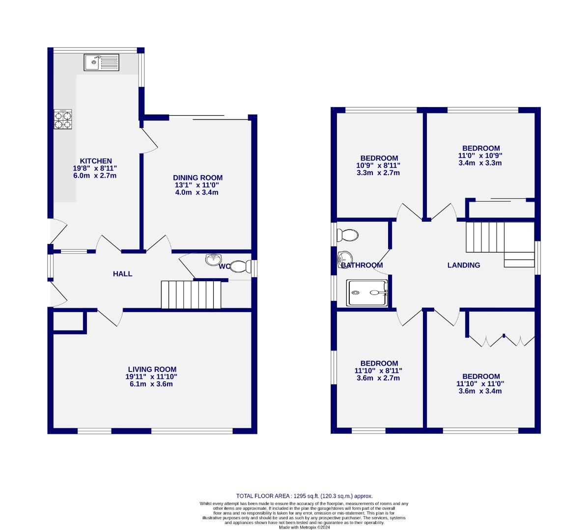 Floorplans For Eastfield Lane, Dunnington, York