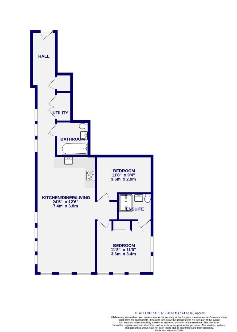 Floorplans For The Cocoa Works, Haxby Road, York