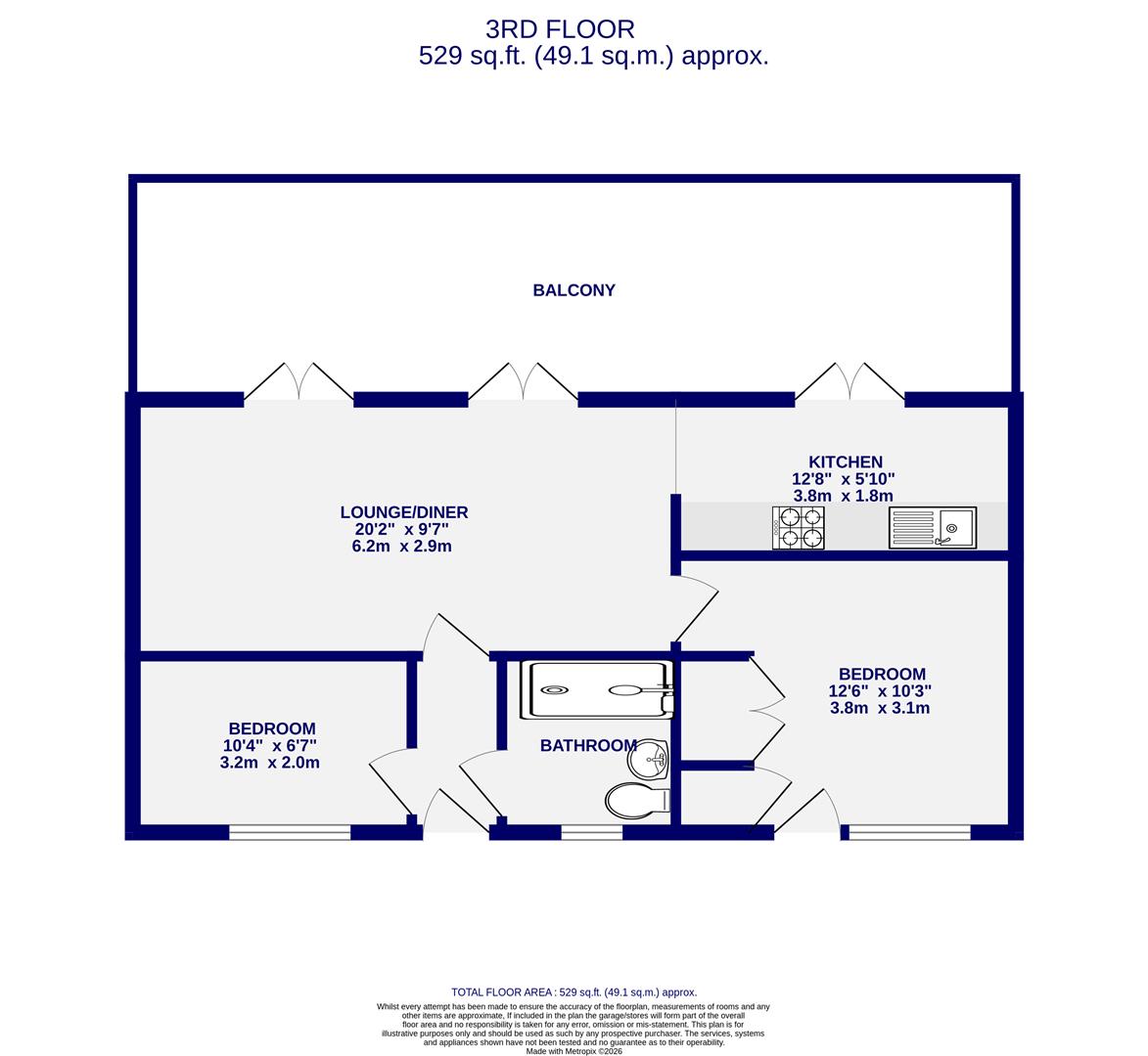 Floorplans For McQuades Court, York, YO1 9UE