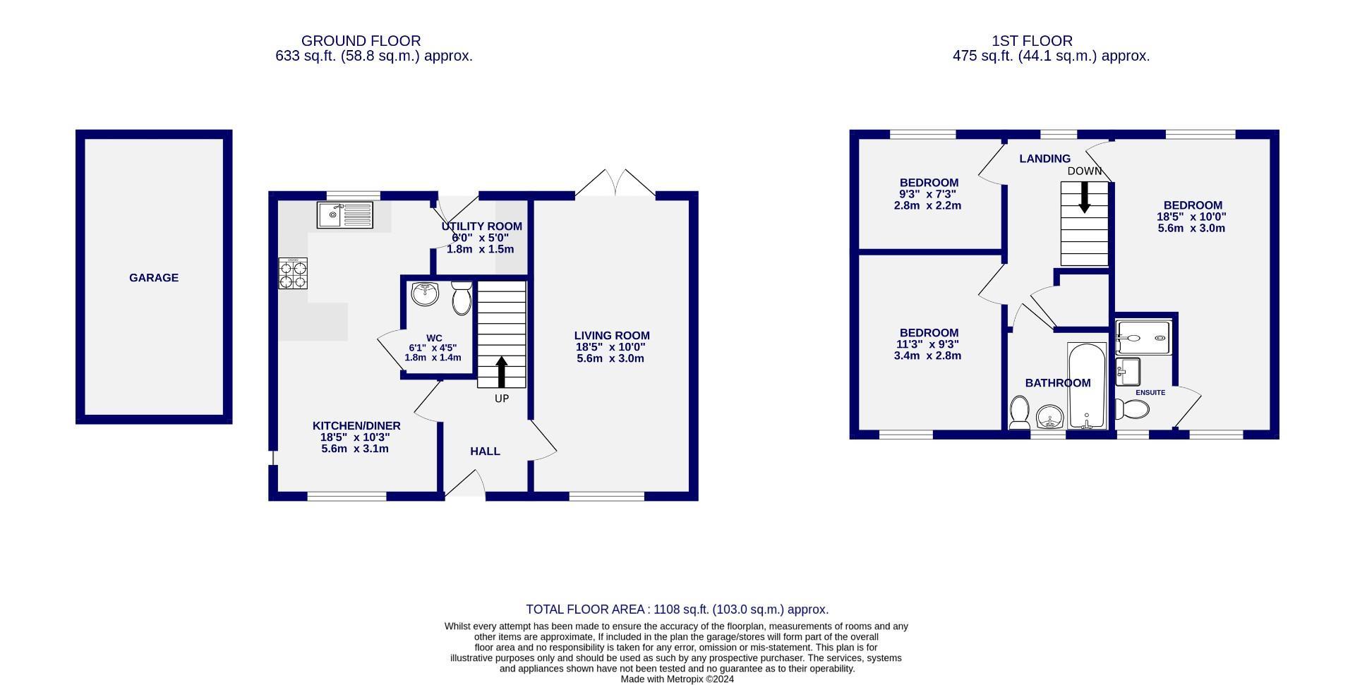Floorplans For Porter Avenue, Germany Beck, Fulford, York, YO19