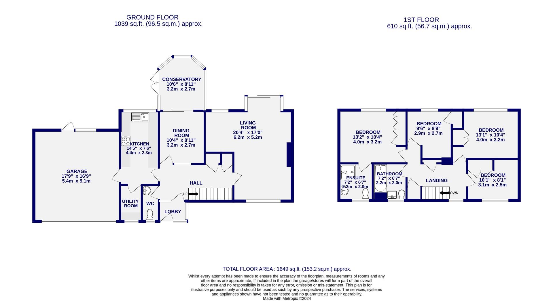 Floorplans For Merchant Way, Copmanthorpe, York