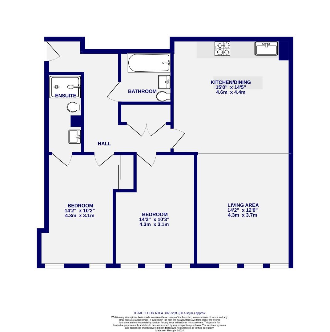 Floorplans For The Cocoa Works, Haxby Road, York