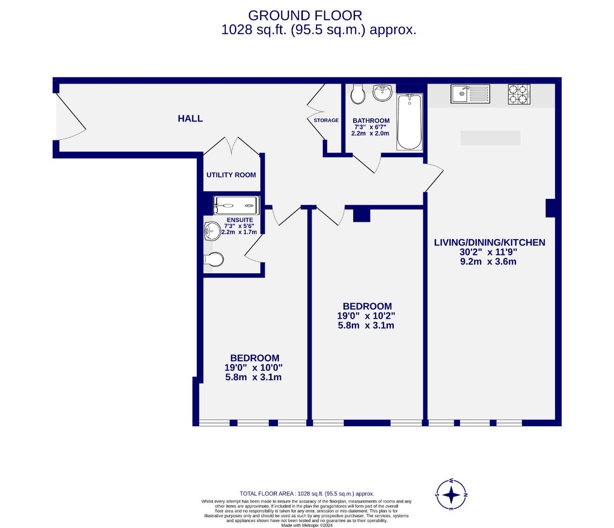 Floorplans For The Cocoa Works, Haxby Road, York