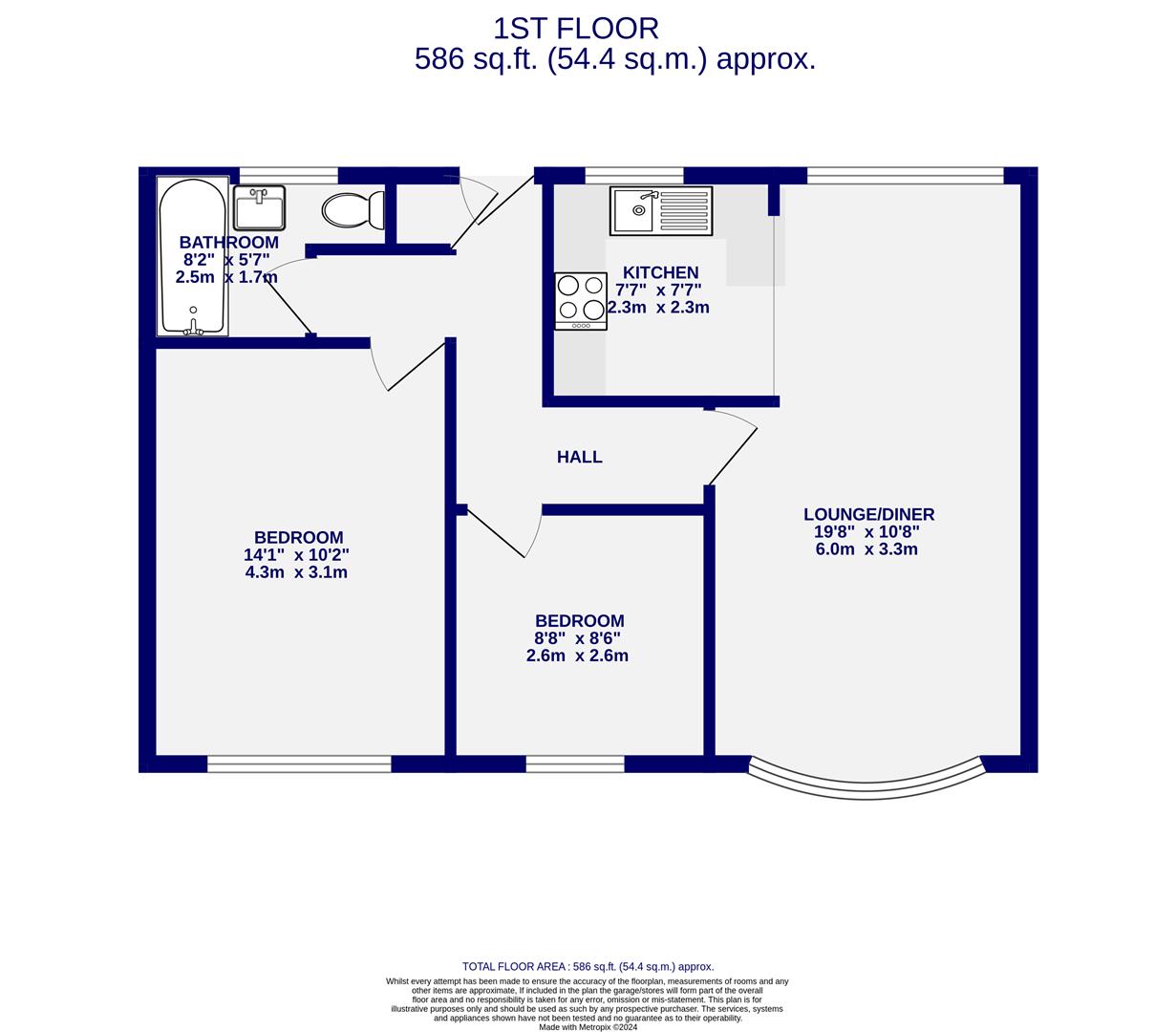Floorplans For Buckingham Court, York, YO1 6EQ