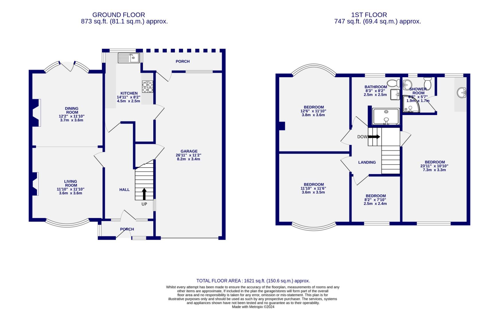 Floorplans For Middlethorpe Grove, York