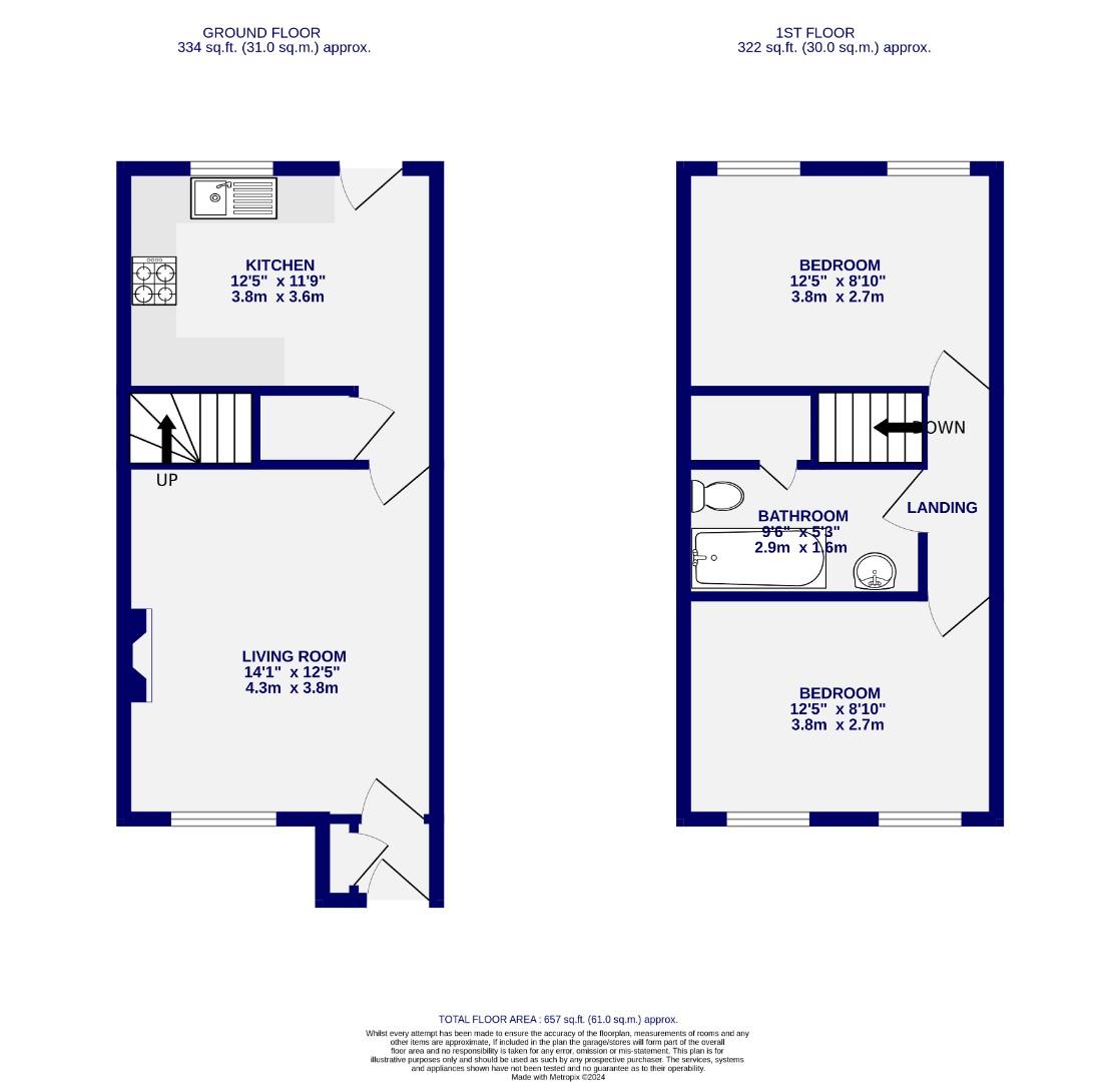 Floorplans For Minter Close, York