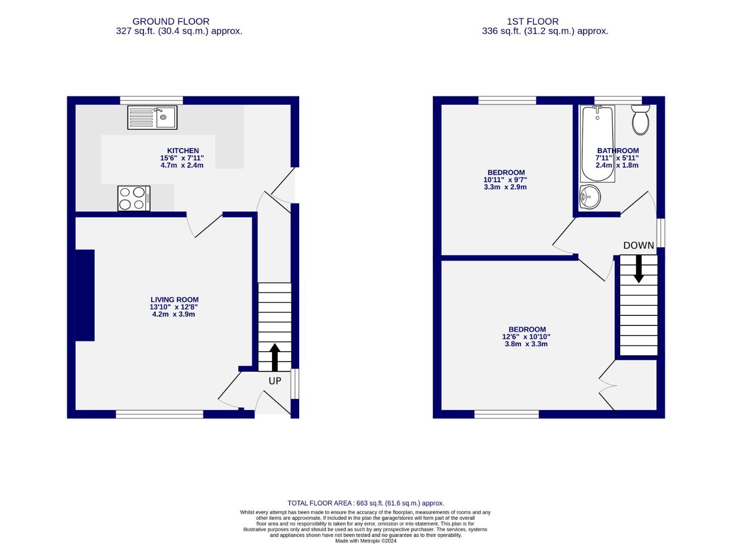 Floorplans For Bridge Road, Bishopthorpe, York