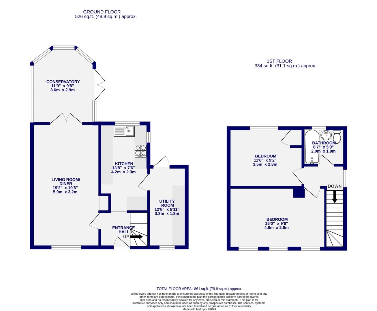 Floorplans For Grange Lane, York