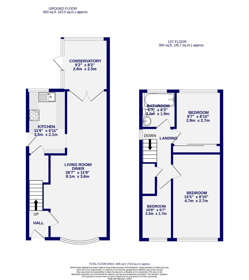 Floorplans For Wheatfield Lane, Haxby, York