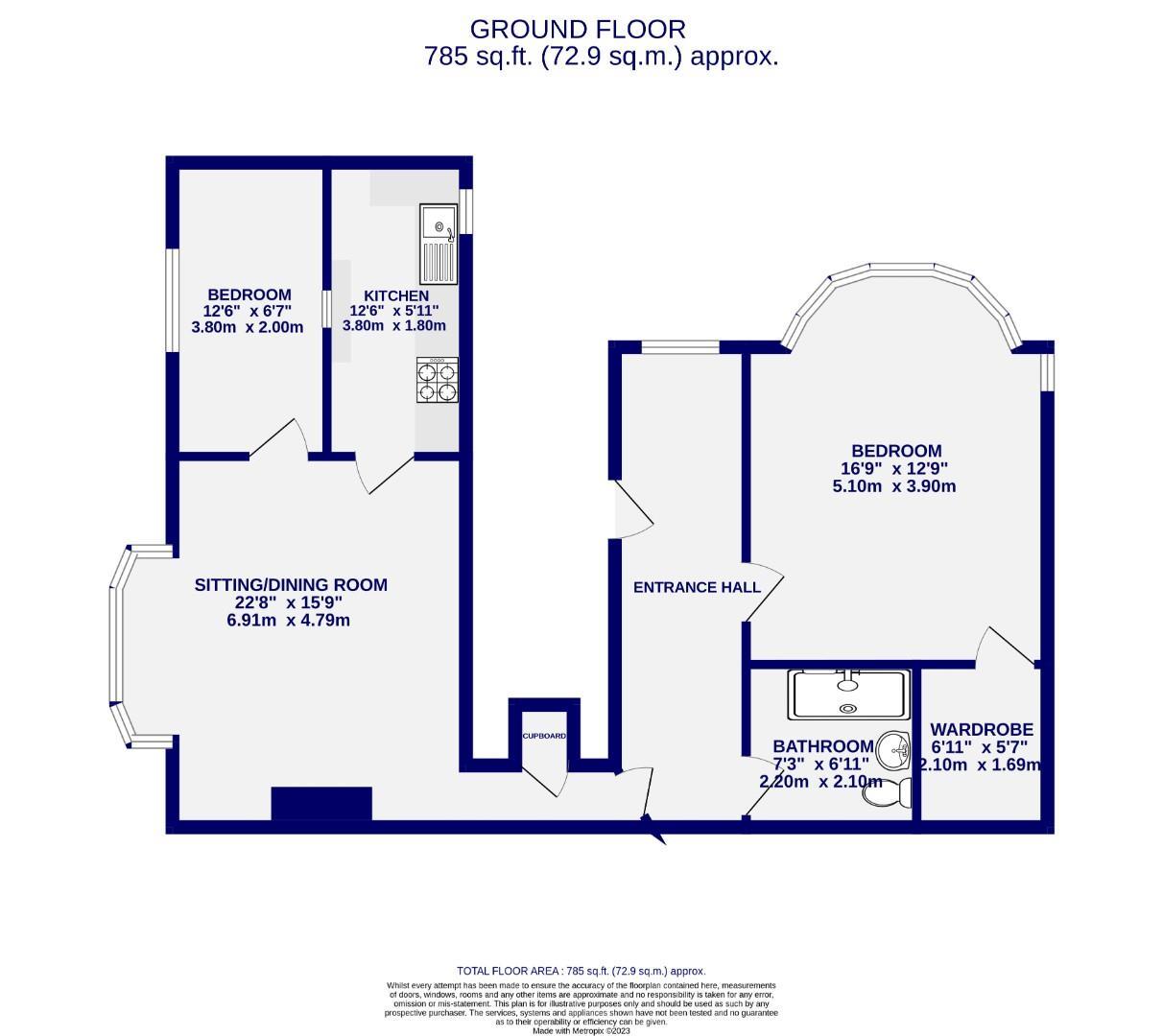 Floorplans For The Avenue, York, YO30 6AS