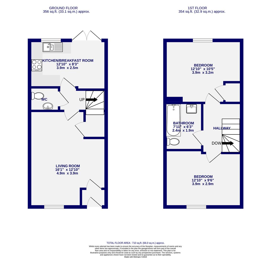 Floorplans For Thornton Road, Germany Beck, Fulford, York, YO19 4AB
