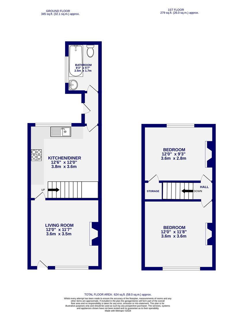 Floorplans For Gale Lane, York