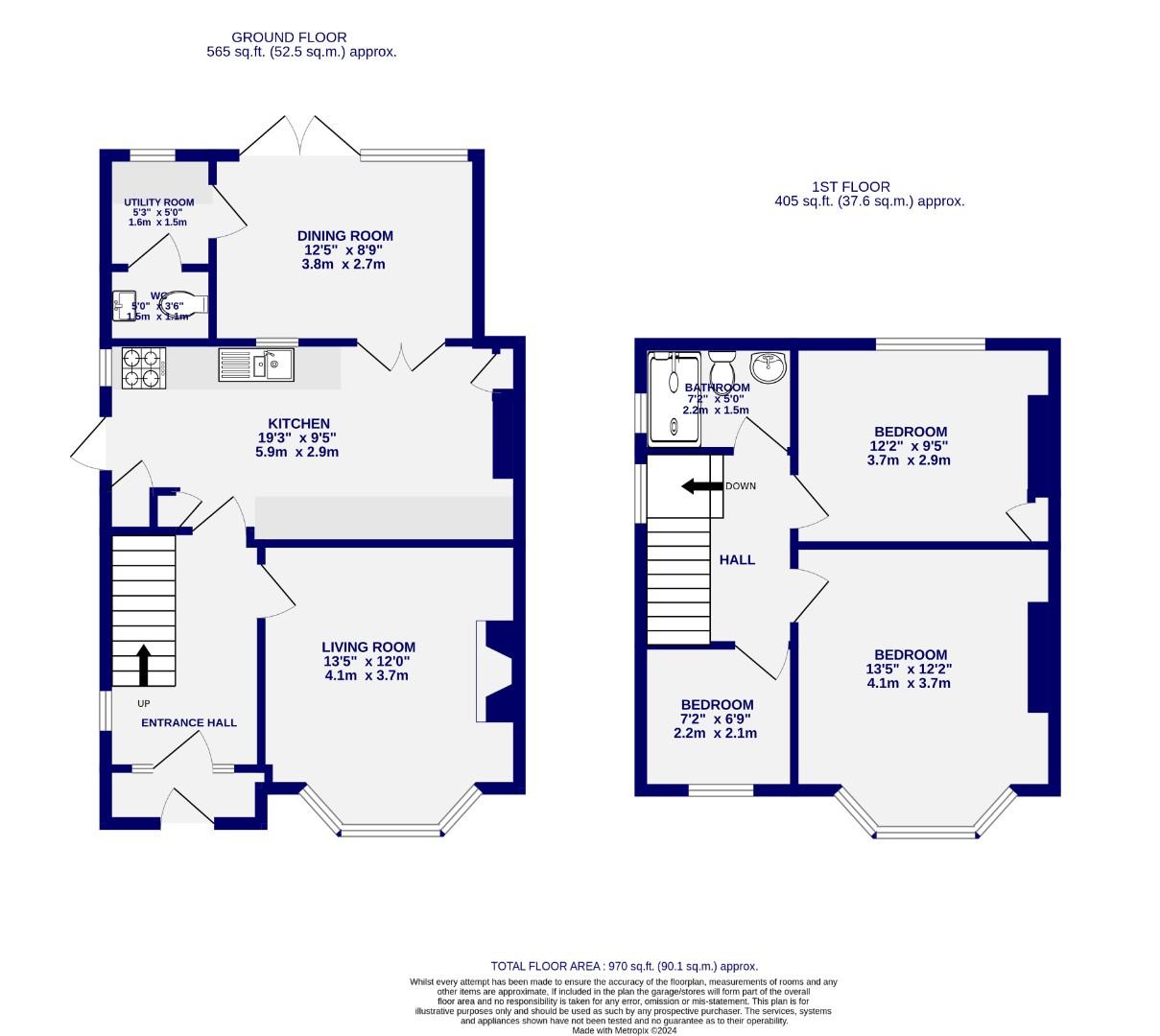 Floorplans For St. Lukes Grove, York