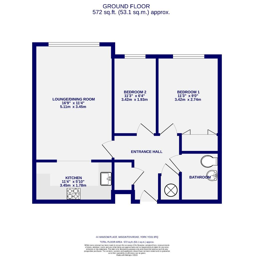 Floorplans For Hansom Place, Wigginton Road, York