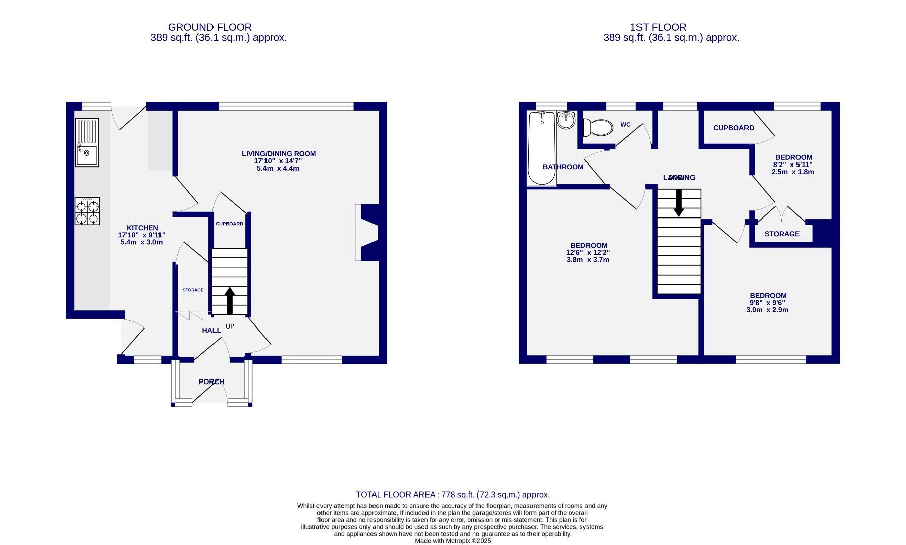 Floorplans For Chapelfields Road, York
