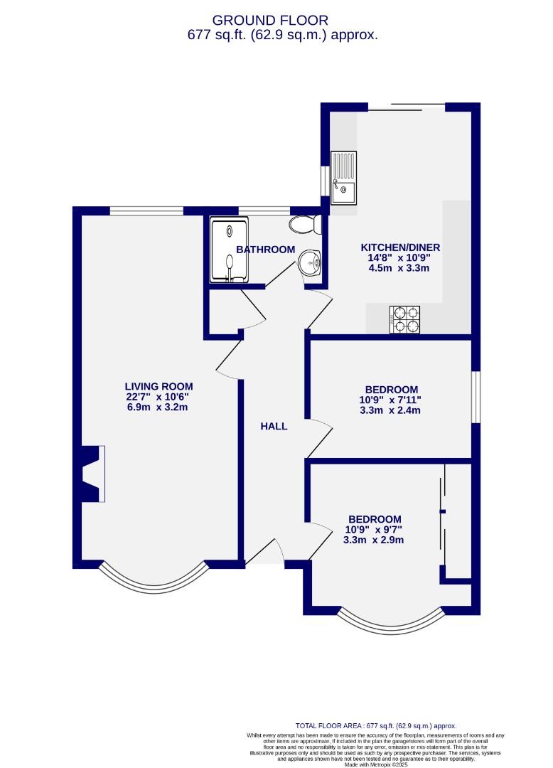 Floorplans For Millfield Lane, Nether Poppleton, York