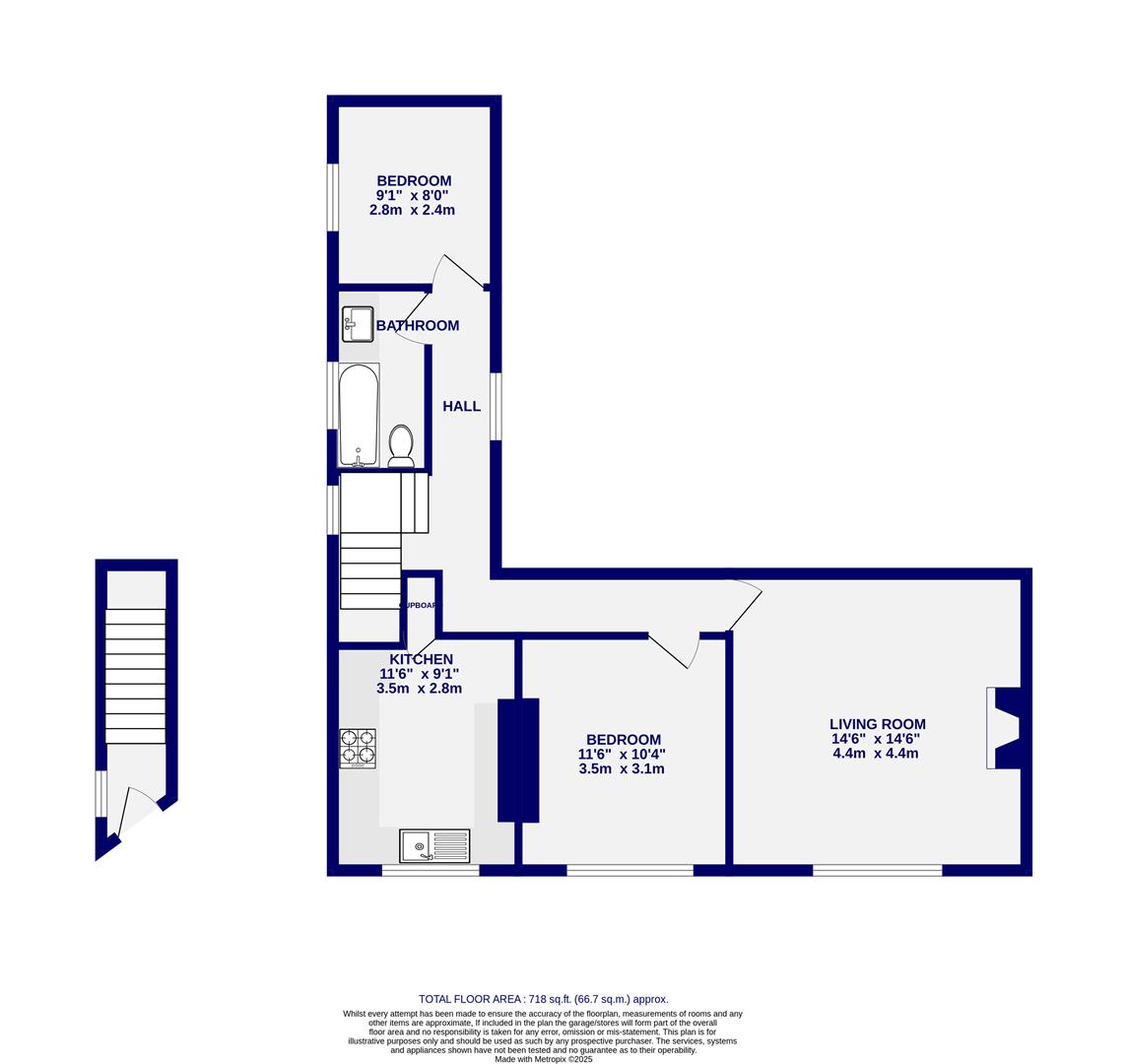 Floorplans For New Lane, Holgate, York, YO24 4NT