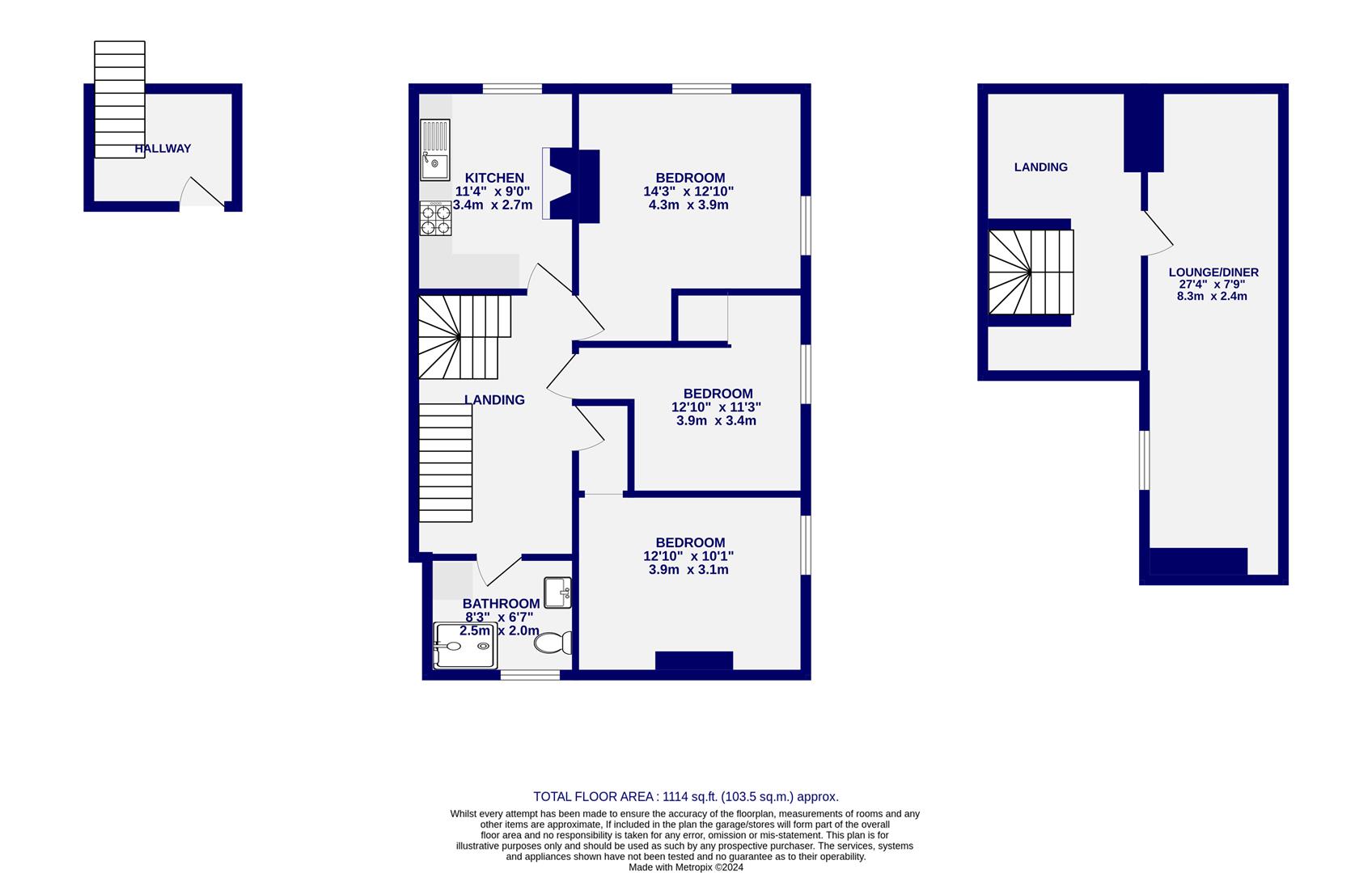 Floorplans For Townend Street, York