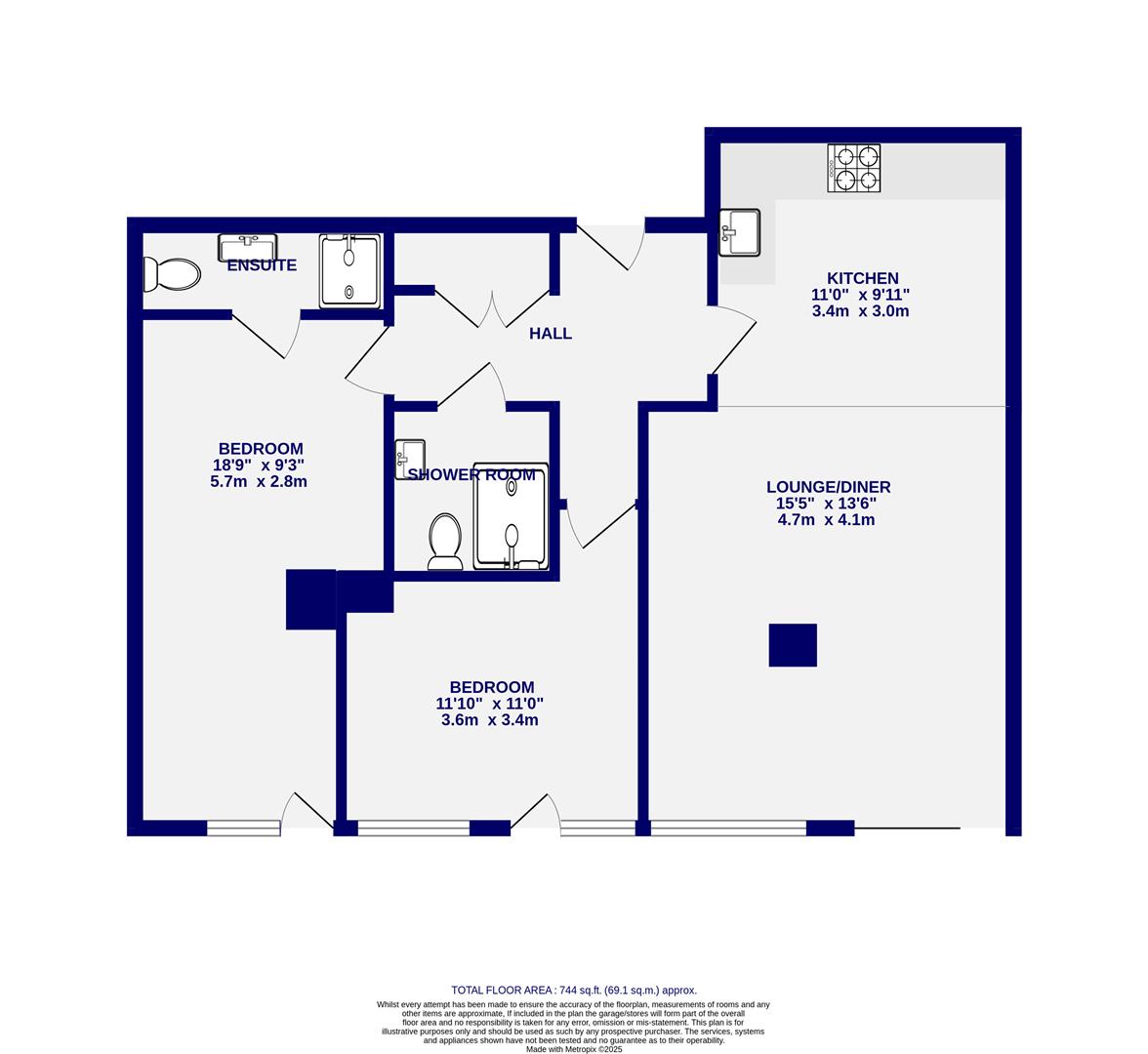 Floorplans For Ryedale House, Piccadilly, York