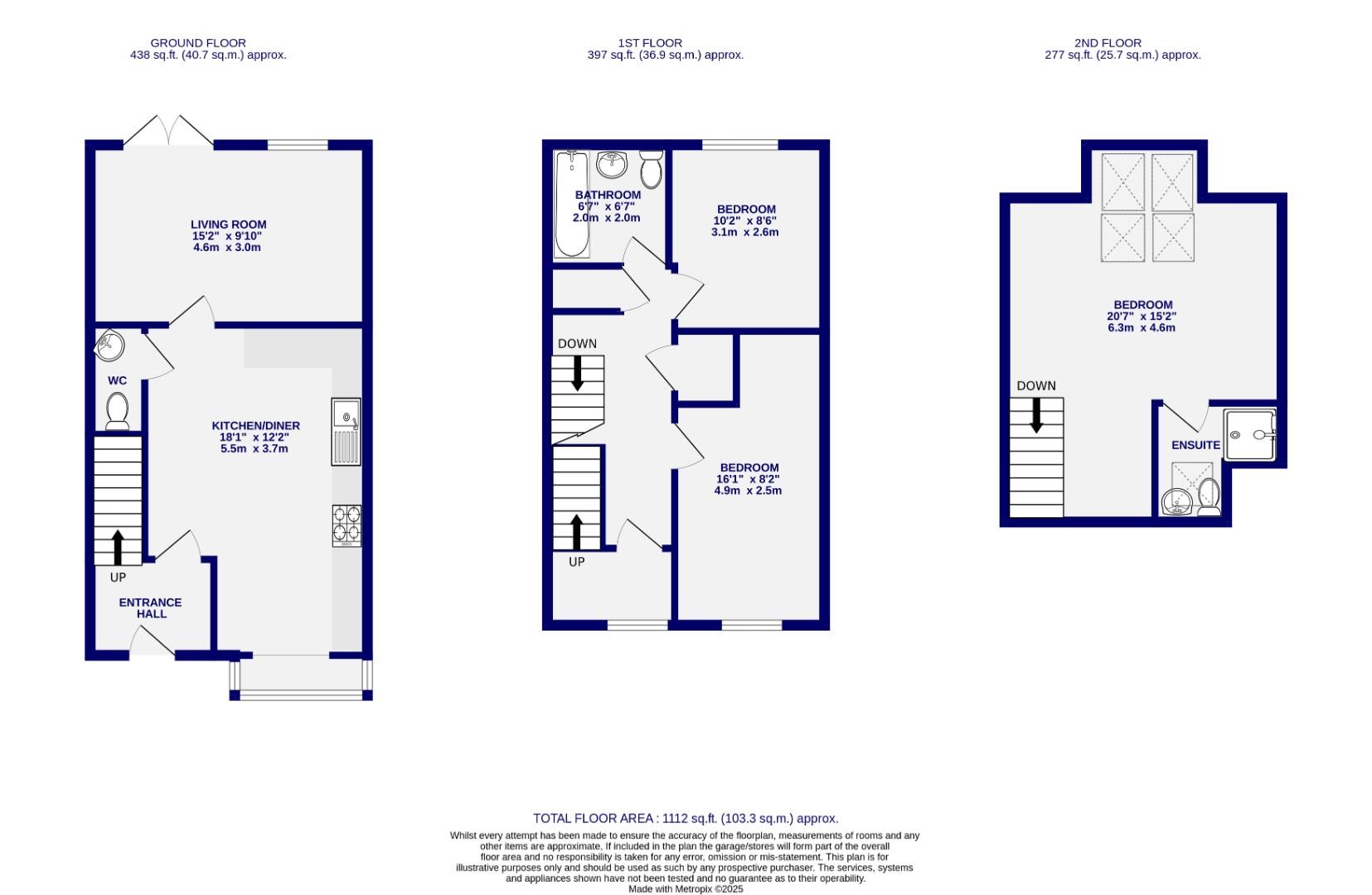 Floorplans For Regent Street, York