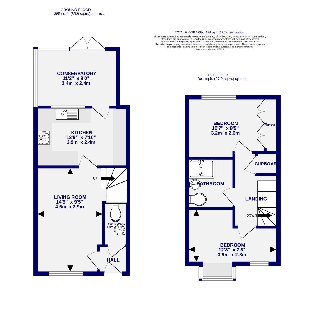 Floorplans For Roseberry Grove, York