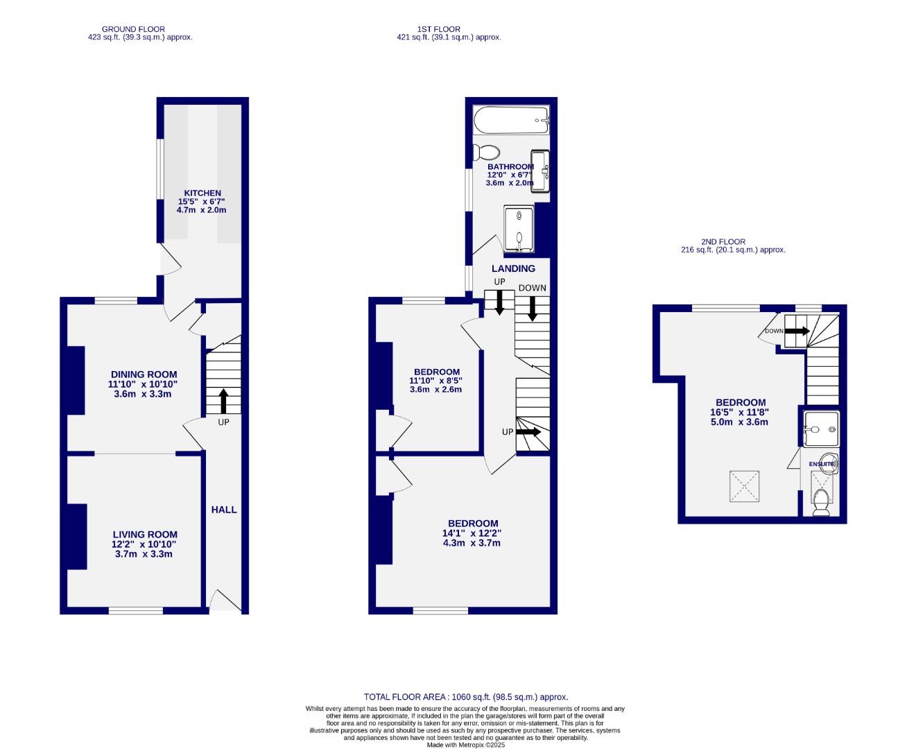 Floorplans For Ambrose Street, York