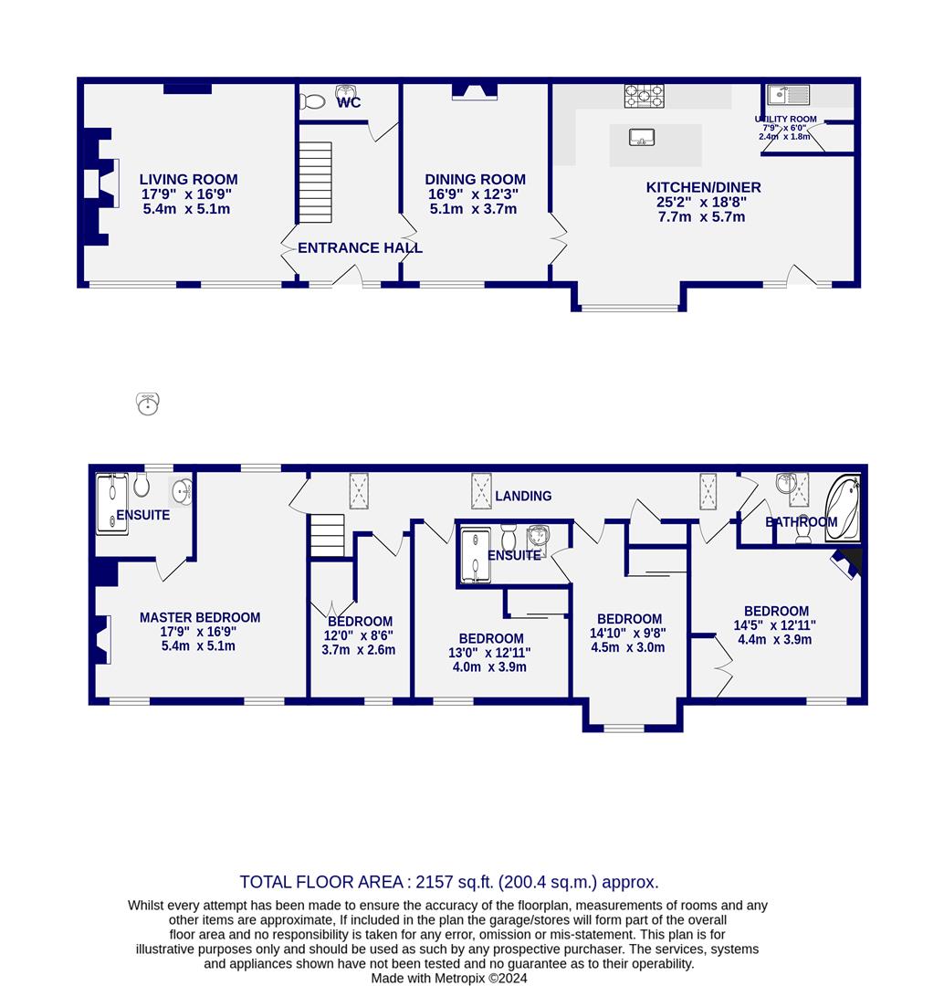 Floorplans For Walnut Close, Heslington, York