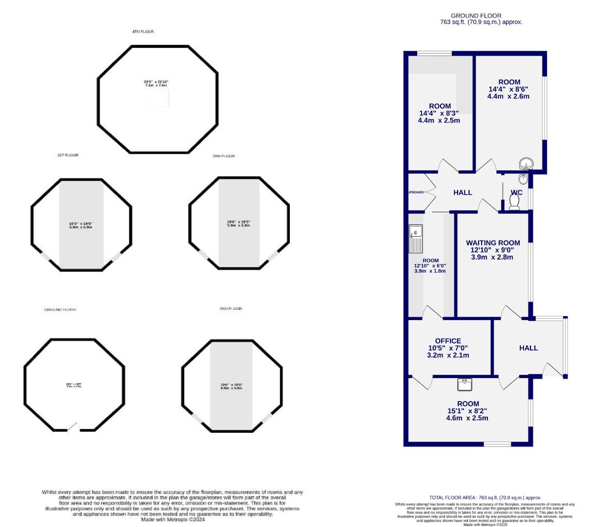 Floorplans For Main Street & Water Tower Enclosure, Wheldrake, York