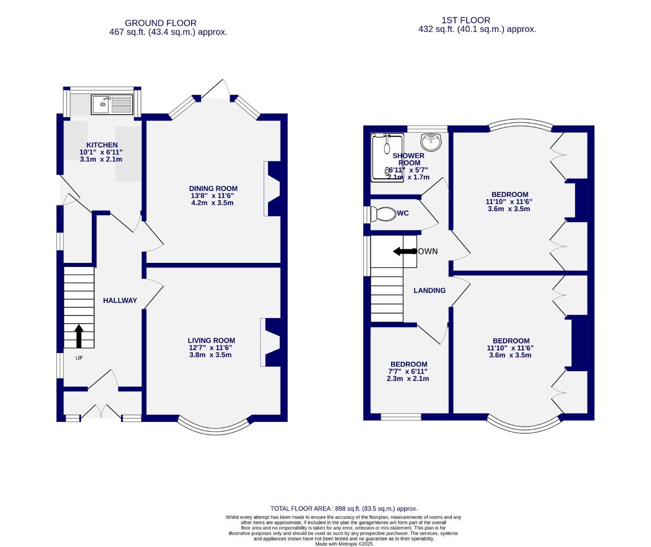 Floorplans For Saville Grove, York