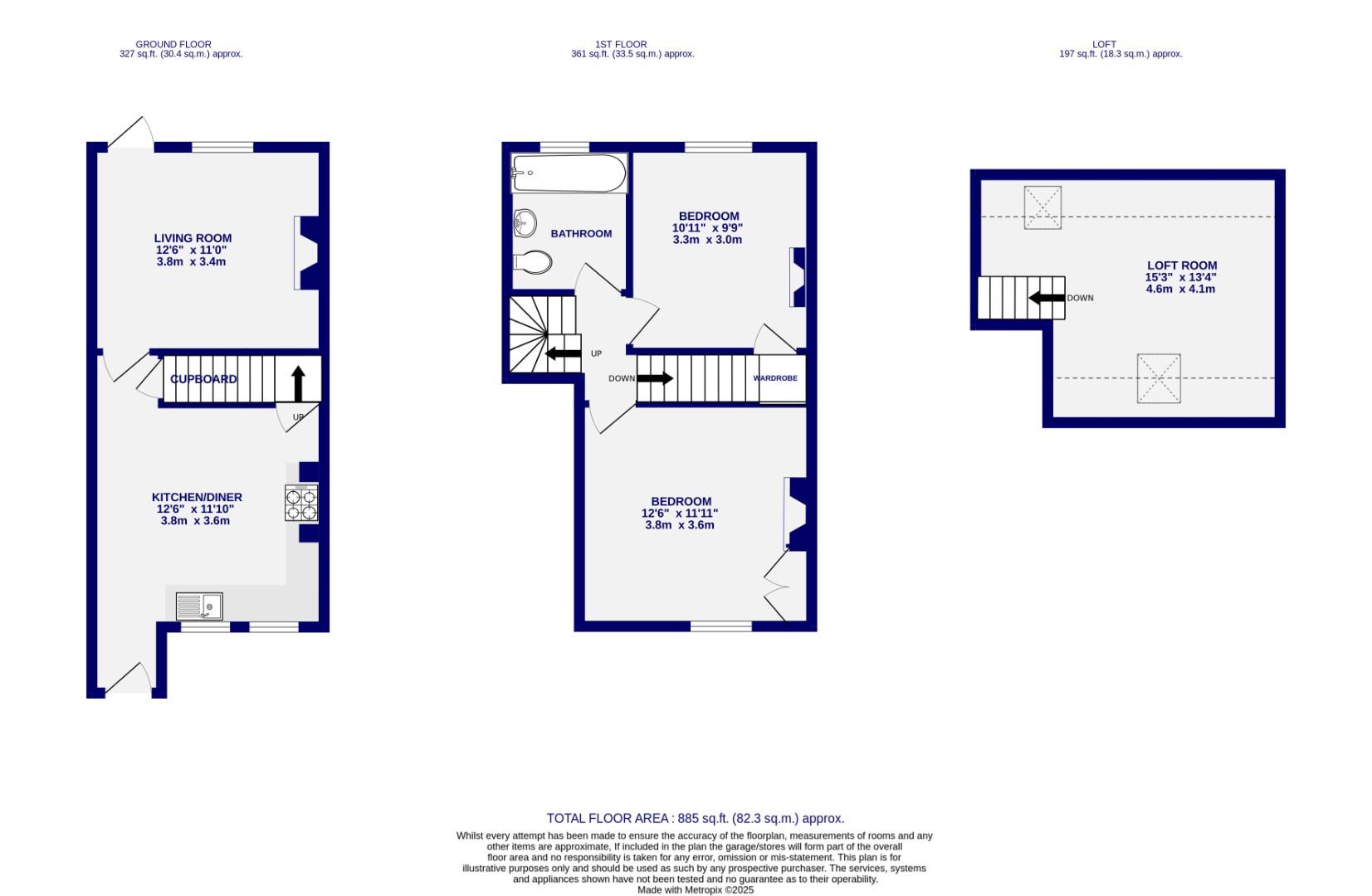 Floorplans For Levisham Street, York