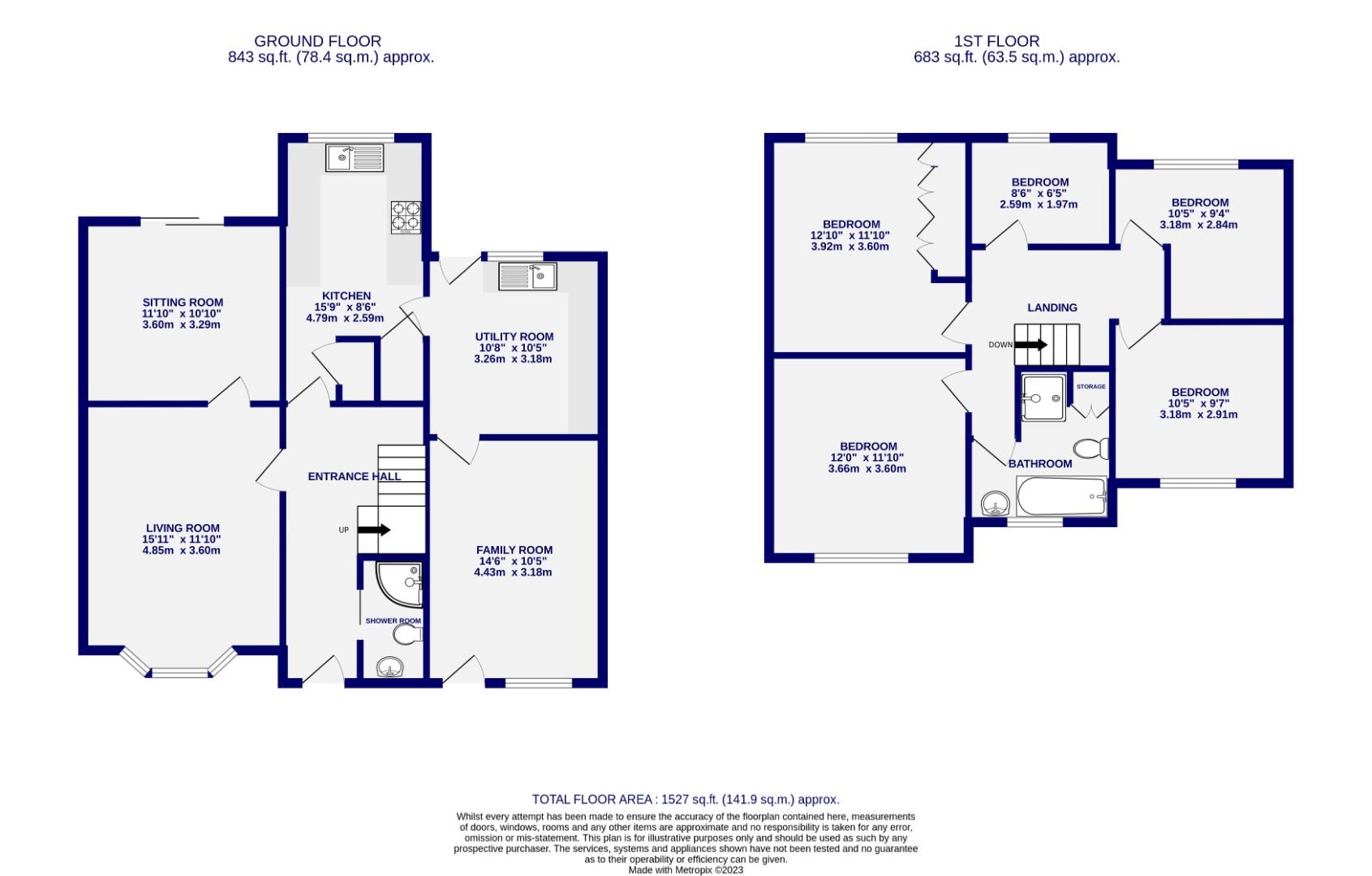 Floorplans For Cornlands Road, Acomb, York