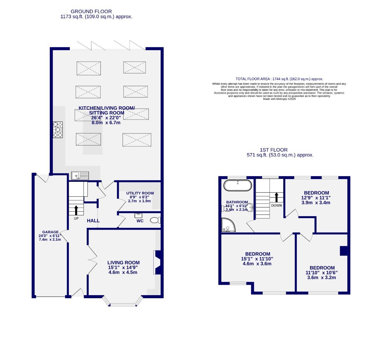Floorplans For Northolme Drive, Off Shipton Road, York