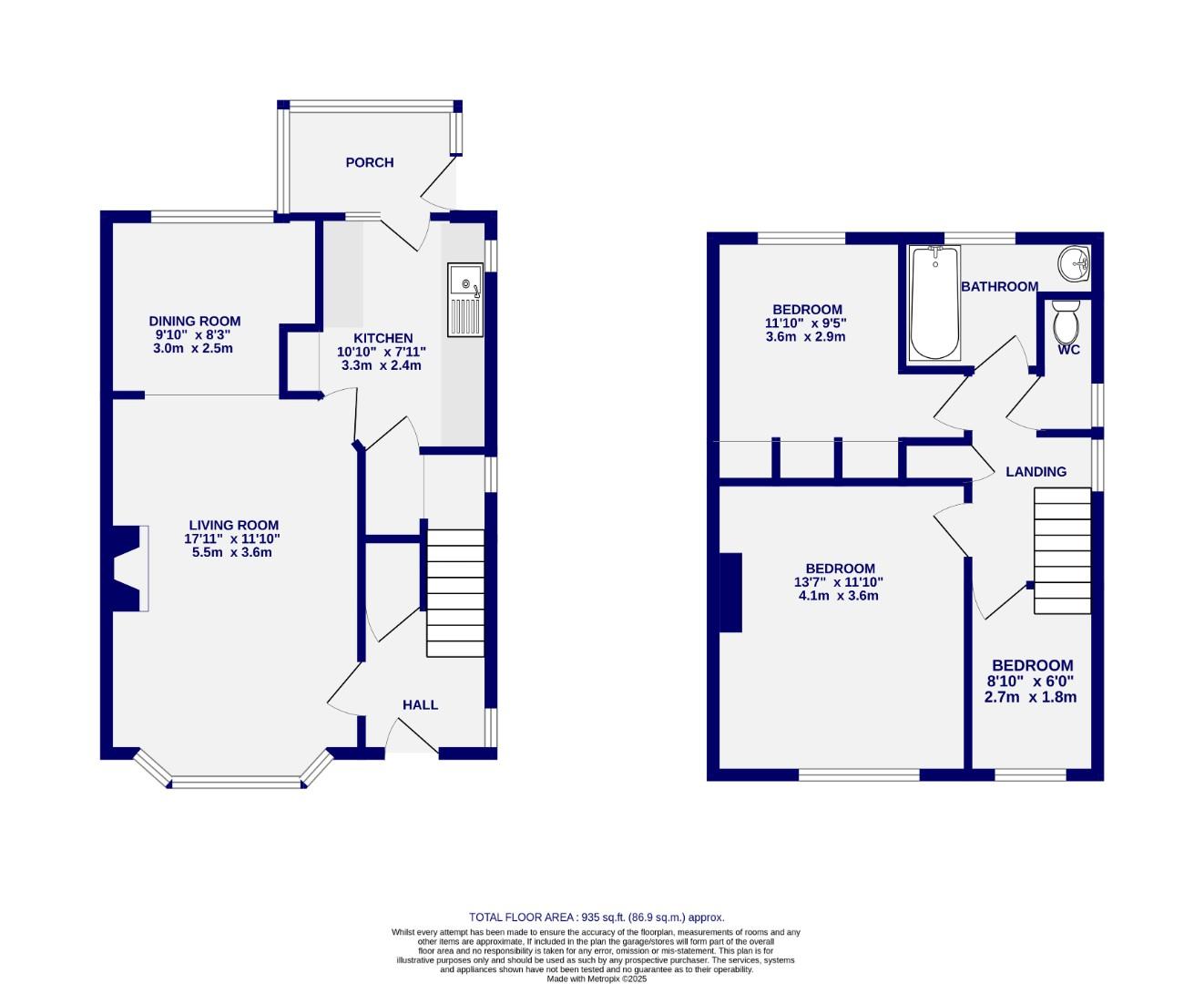 Floorplans For Galtres Avenue, York
