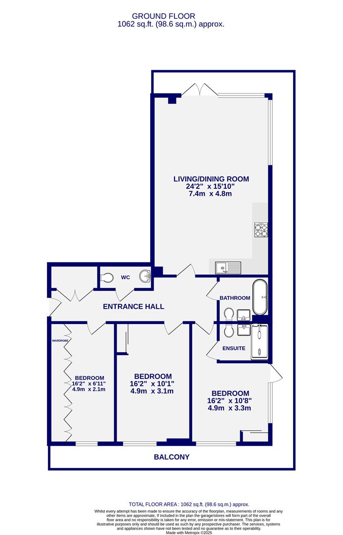 Floorplans For The Penthouse, Cocoa Suite, Haxby Road, York, YO31 8AD