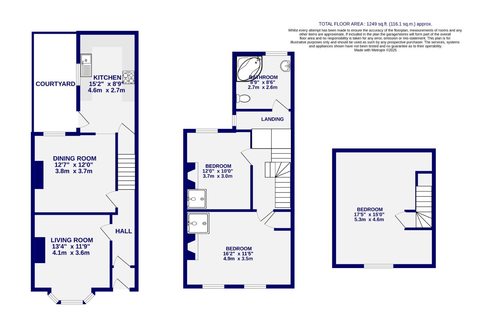 Floorplans For Upper Price Street, York