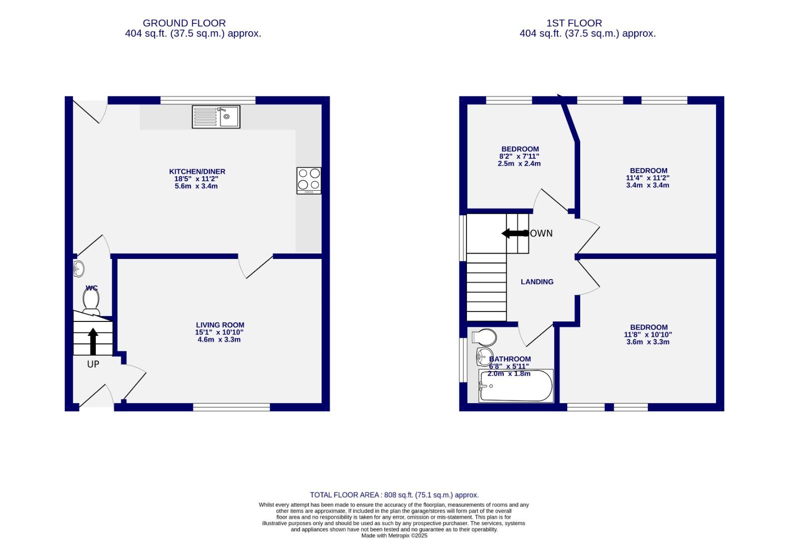 Floorplans For Osbaldwick Lane, York