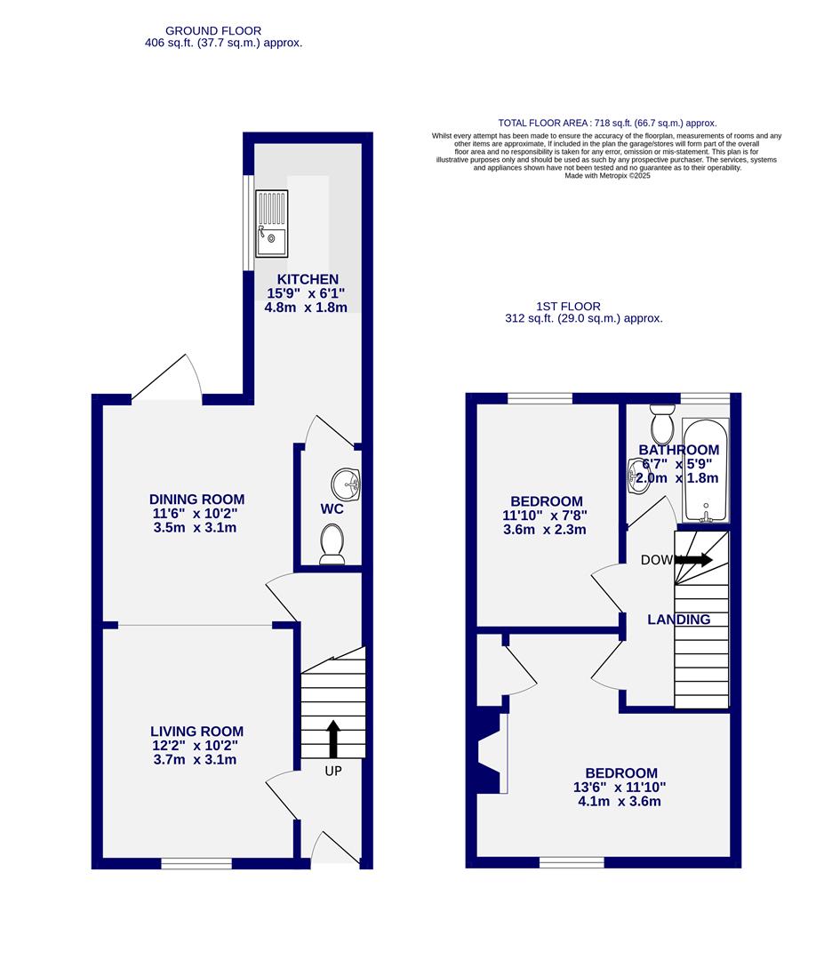 Floorplans For Frances Street, Fulford, York, YO10 4DW