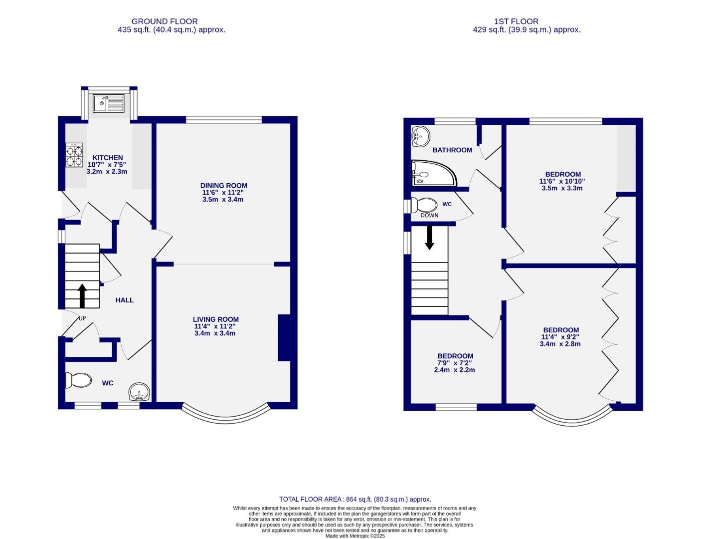 Floorplans For Oakland Avenue, York