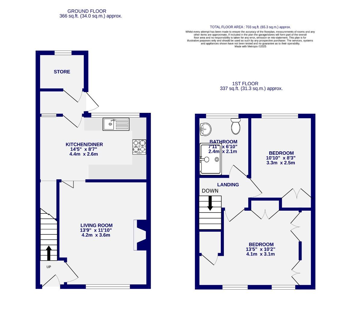 Floorplans For Bramham Road, York