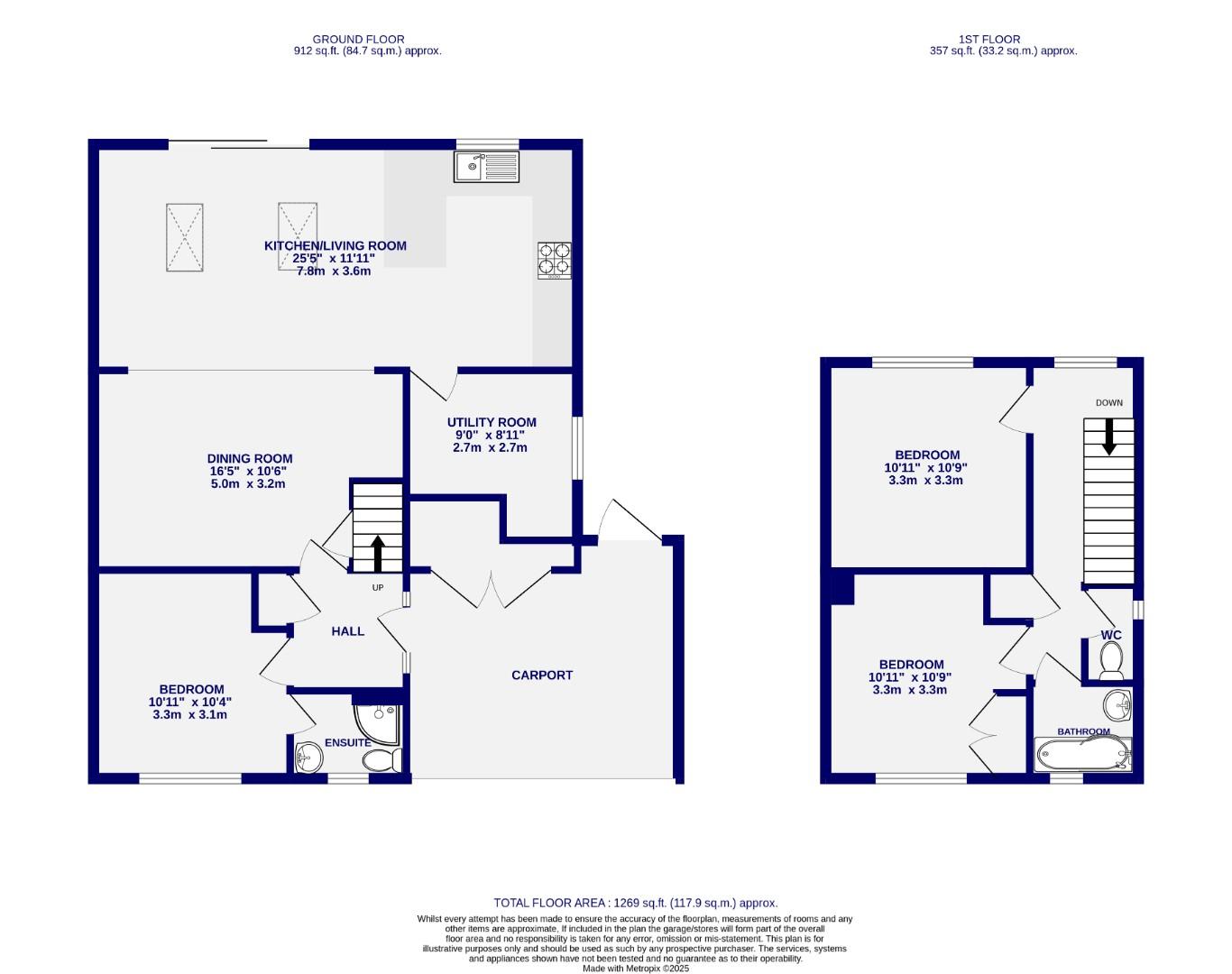 Floorplans For Bridge Road, Bishopthorpe, York