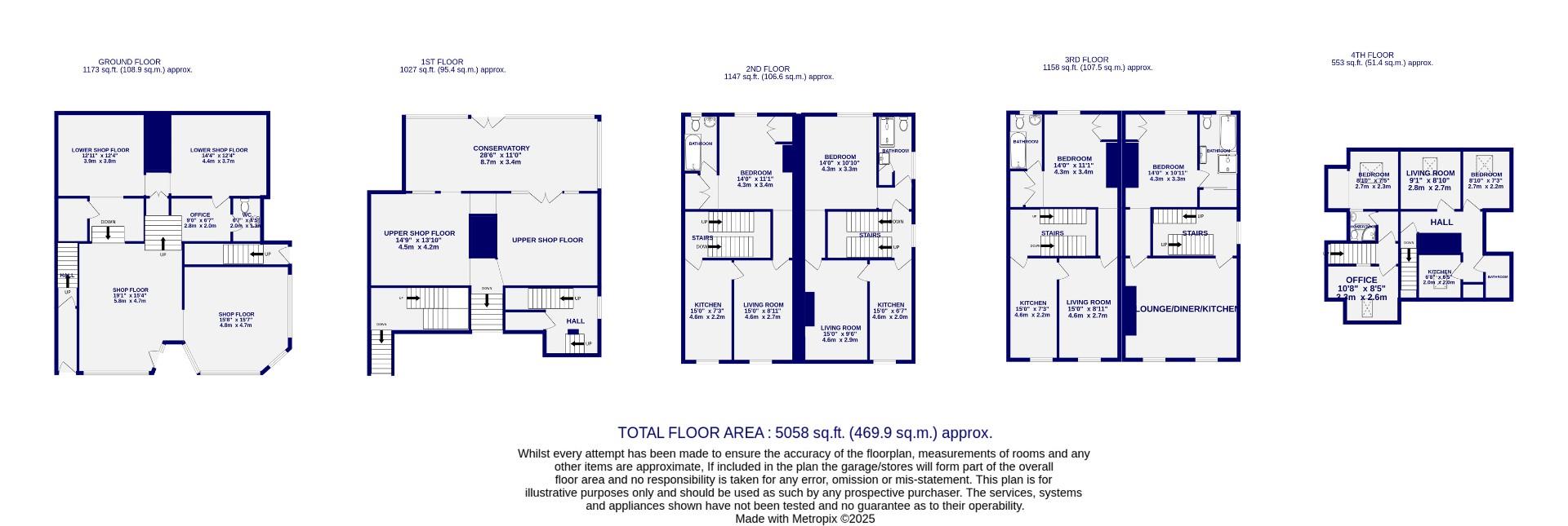 Floorplans For Monkgate, York