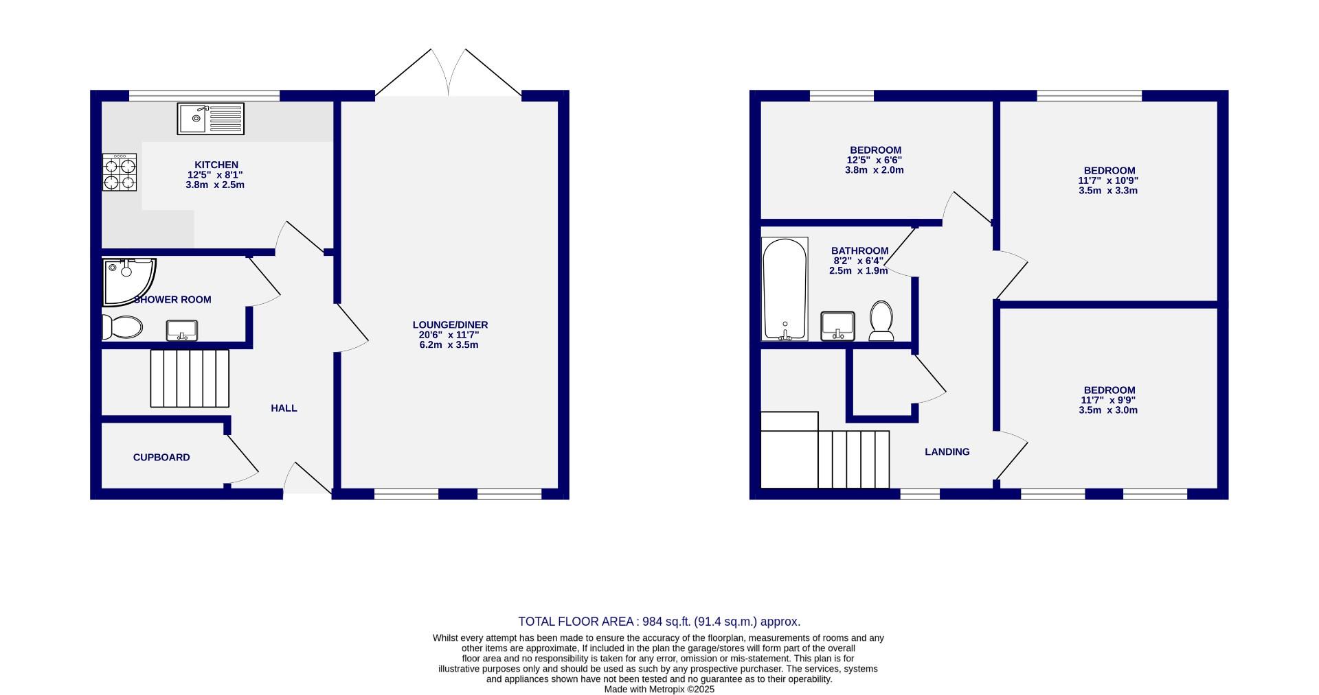 Floorplans For Lotherington Mews, York