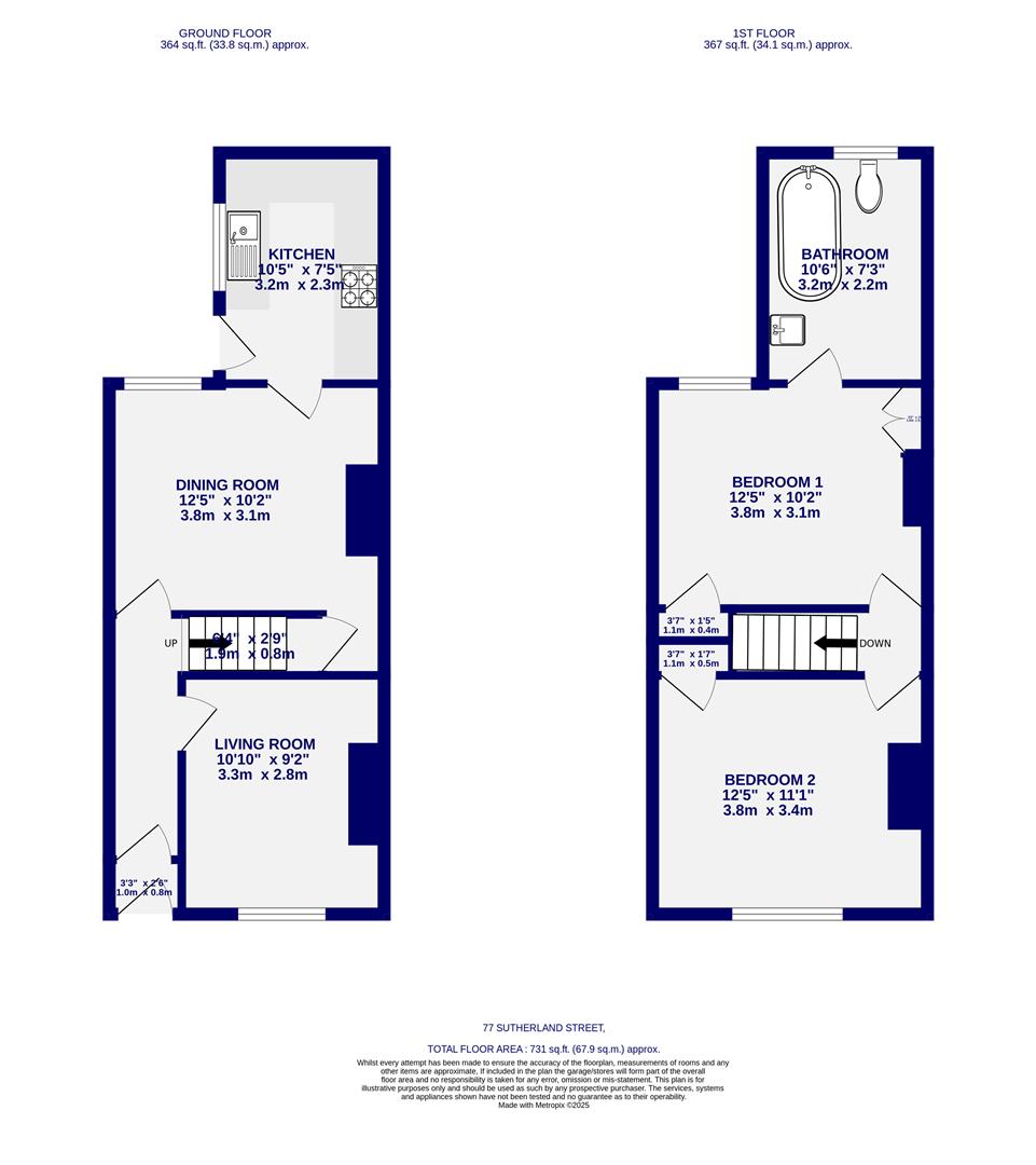 Floorplans For Sutherland Street, South Bank
