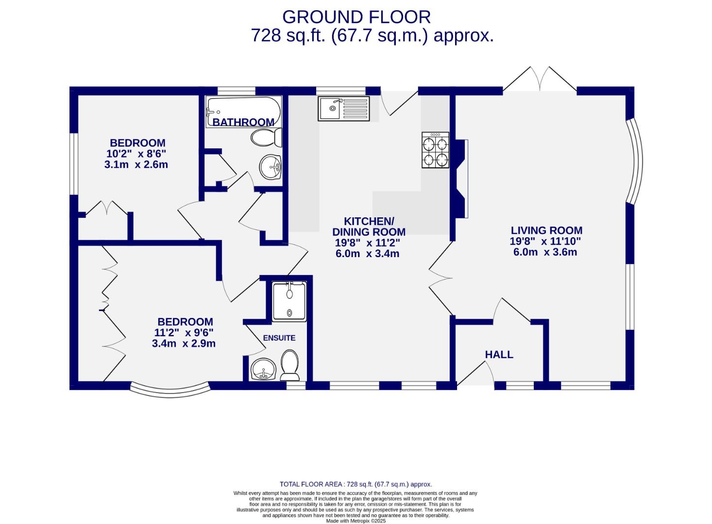 Floorplans For The Willows, Acaster Malbis, York