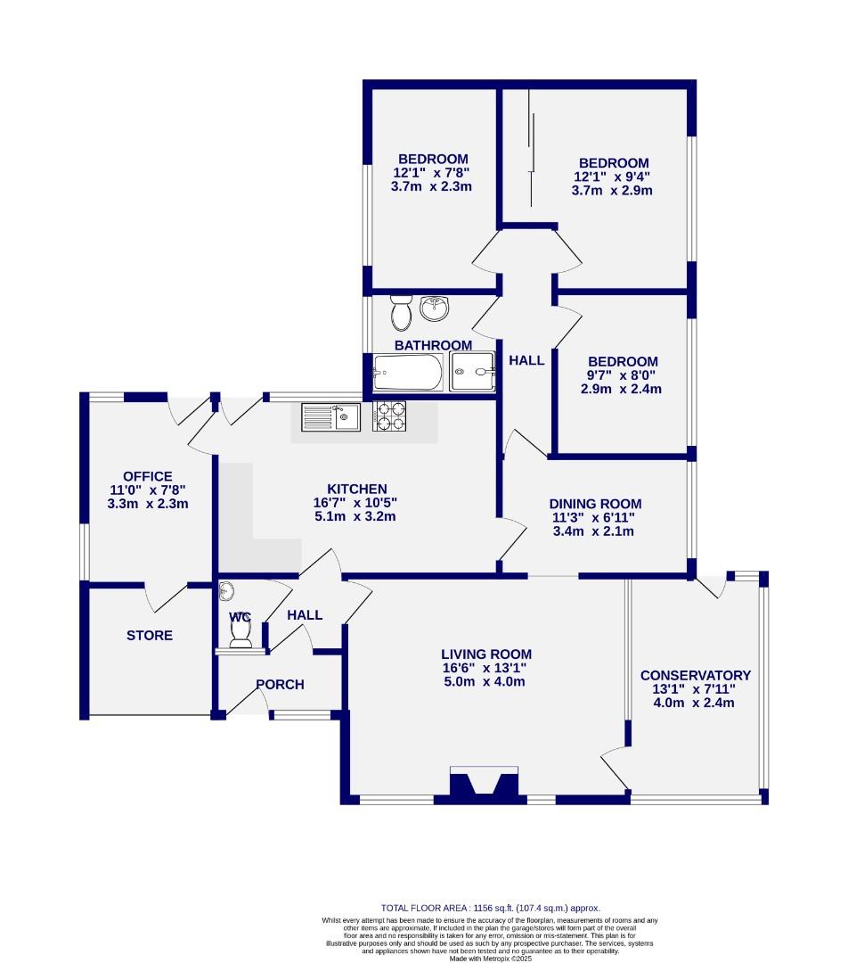 Floorplans For Springfield Road, Upper Poppleton, York